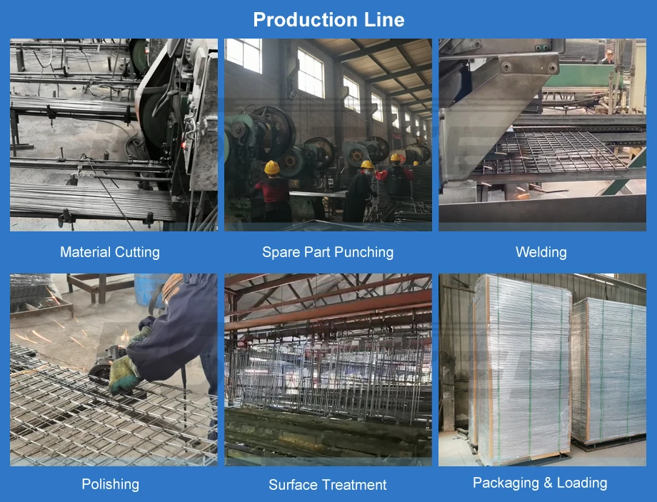 production line-trailer cage